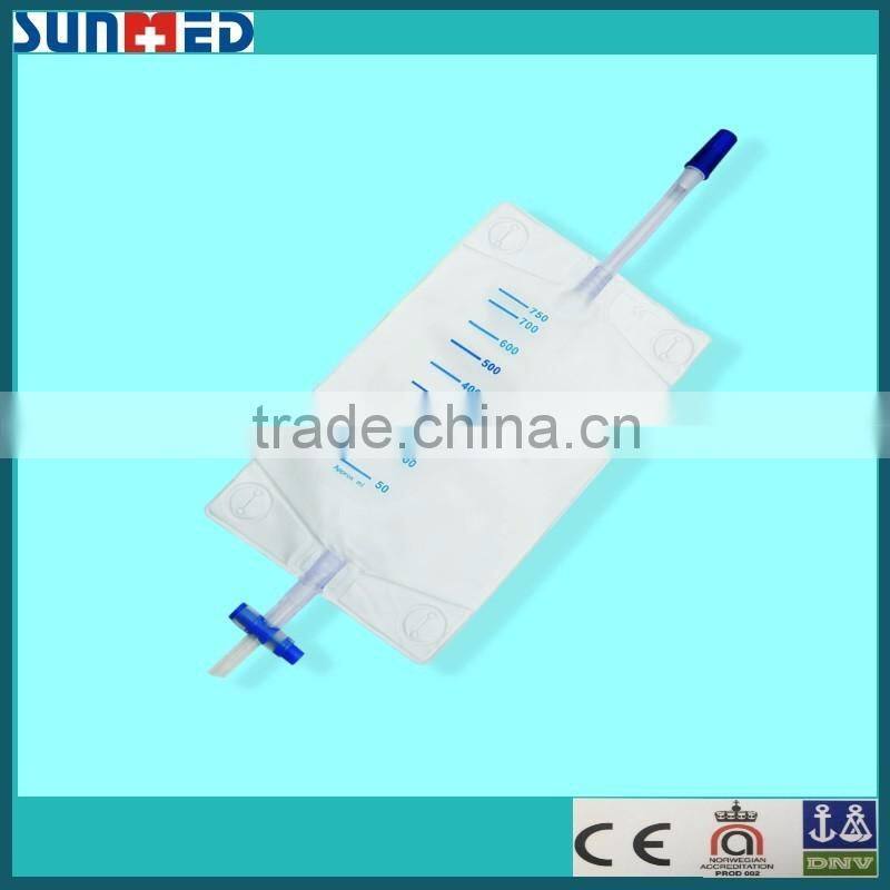 Soft adult urine leg bag