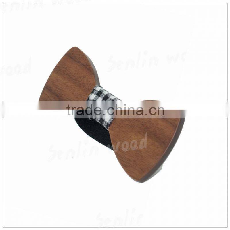 Custom wooden bow tie for man
