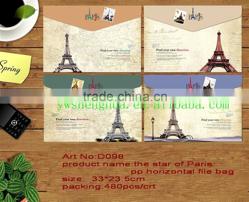 artwork paper file folder, pp file folder sheets supplier and manufacture