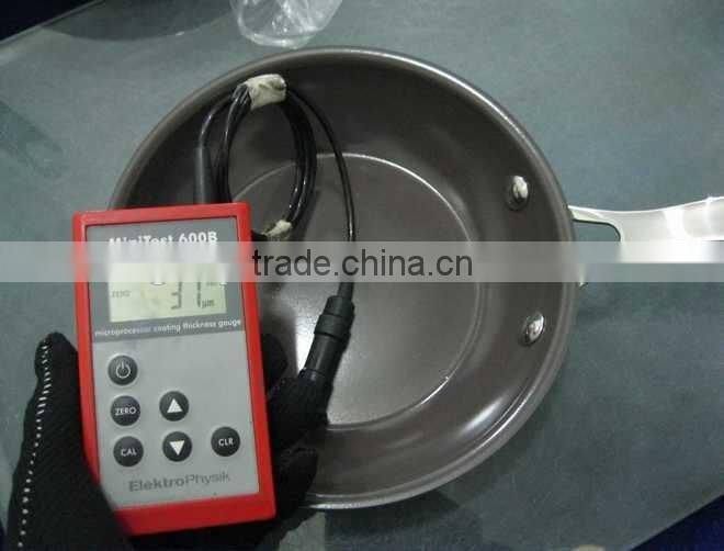 Nonstick Aluminium fry pan with stainless steel handle