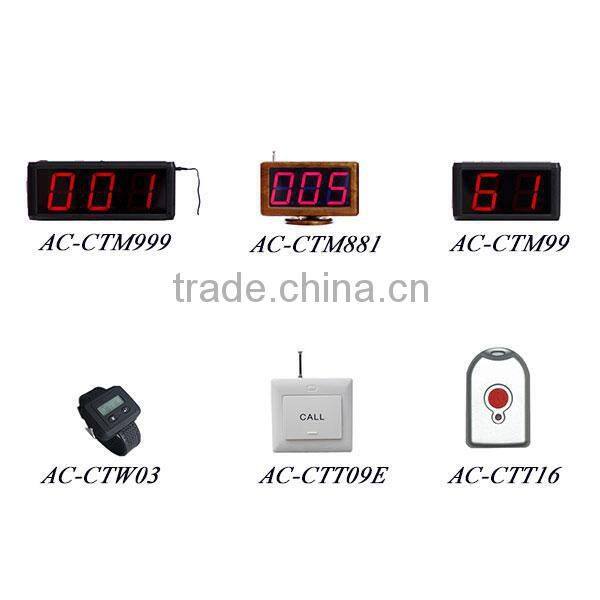 Quality control apartment door bell nurse call system pagers for elderly