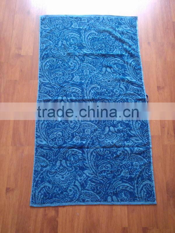 100 Cotton Woven Jacquard Plush Oversized Beach Towel