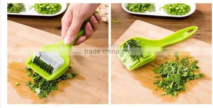 Manual Green Onion Chopper Slicer Garlic Coriander Cutter / onion cutter onion slicer / Vegetable Onion Chopper