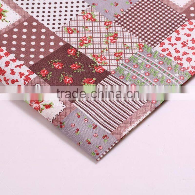 Cheap thin waterproof 100% polyester printed micro plush polar fleece fabric for blankets price per yard