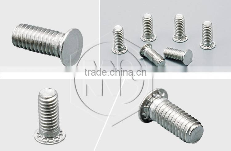 Dongguan high torque steel self clinching screw studs for sheet metal