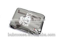 Fashion Grey Color 7.9 inch Tablet Case Portable Electronics Accessories Organizer Notebook Bag