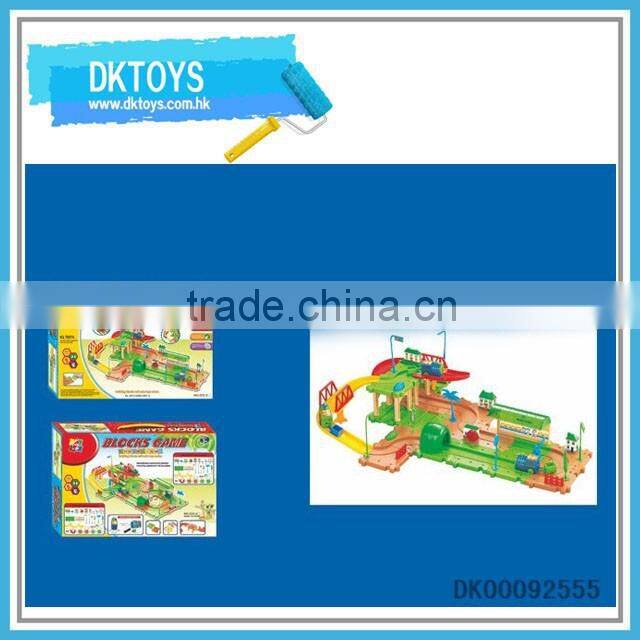 2016 funny design battery operated block train toy,b/o toy train