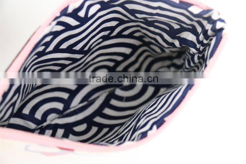 Fashion Promotional Travel Canvas Cosmetic Bag Wholesale