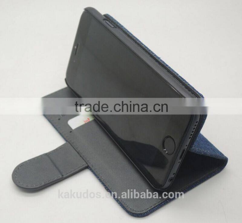 Kakudos Factory Supply Wallet Leather Case for iphone 6