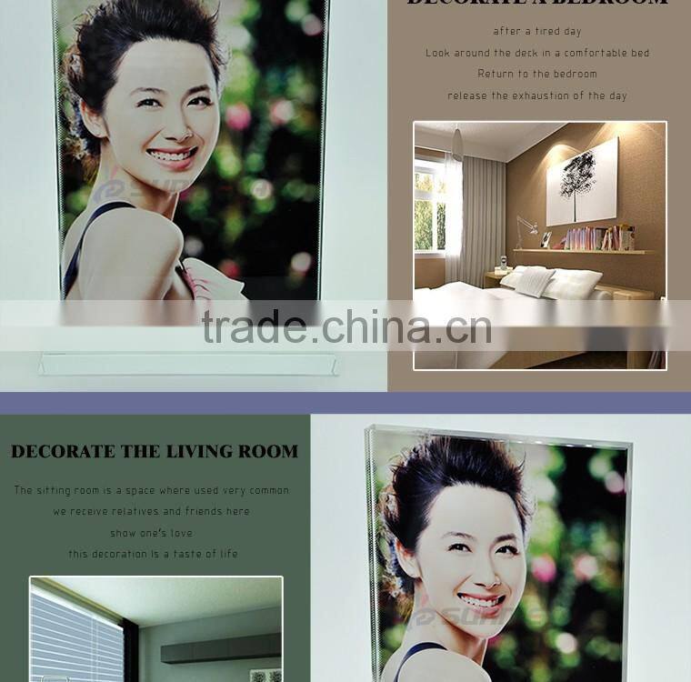 Blank 3D Crystal Photo Frame For Decoration