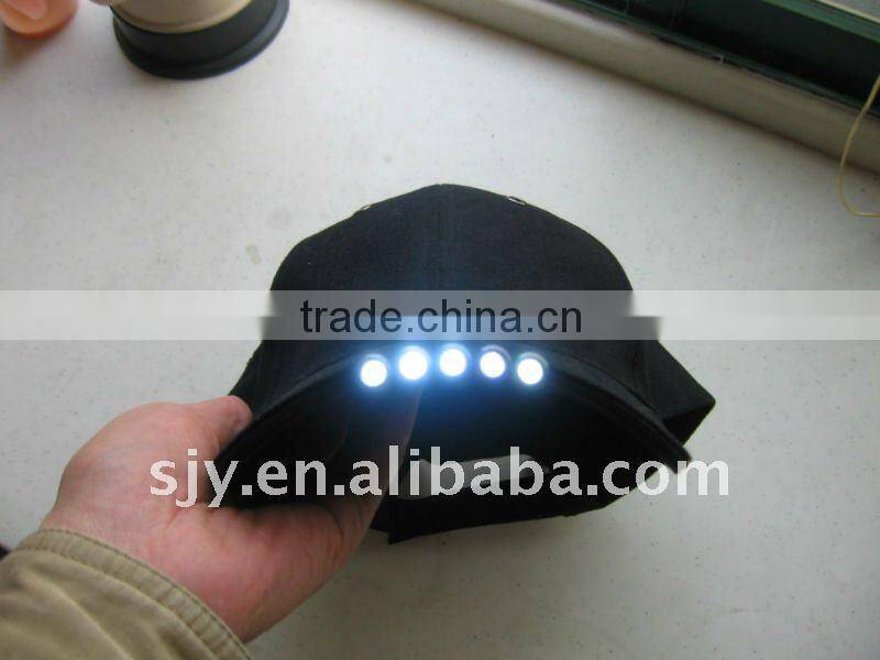 Wholesale fitted LED promotion baseball cap