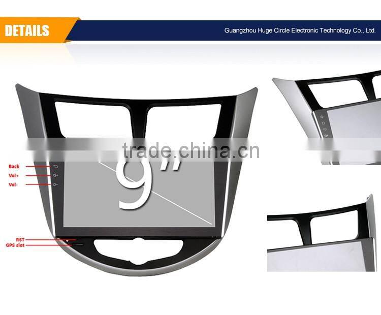 9 Inch FR FL RR RL 4 Channel car radio dvd with gps mirror for kia