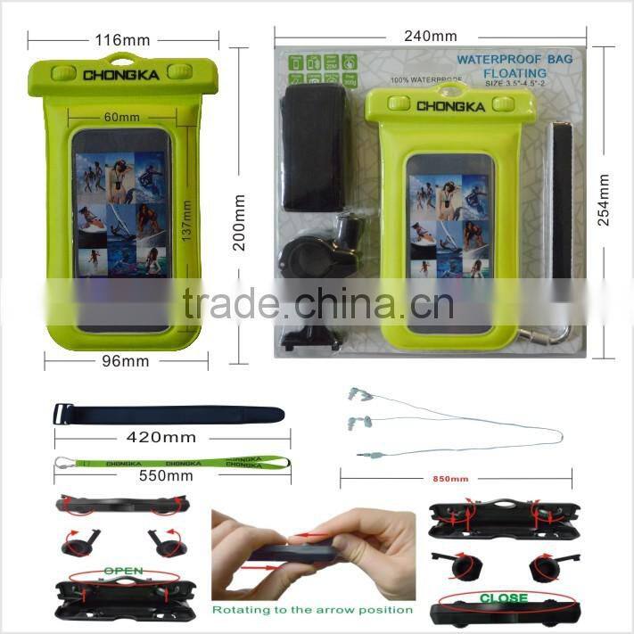 Smartphone Waterproof PVC Mobile Phone Bag