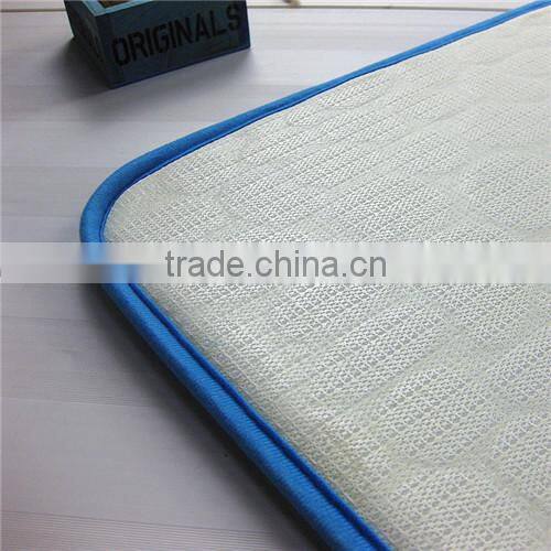 cobblestone coral bathroom rugs super watersorb anti-slipe door mat