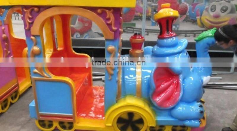 2016 Best Investment Project! Amusement Park Electric Track Train Electric Rides on Animal