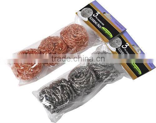 JML Hotest Fashion Supplier Price Steel Wool Scourer Pot Scourer STEEL SPONGE SCOURER