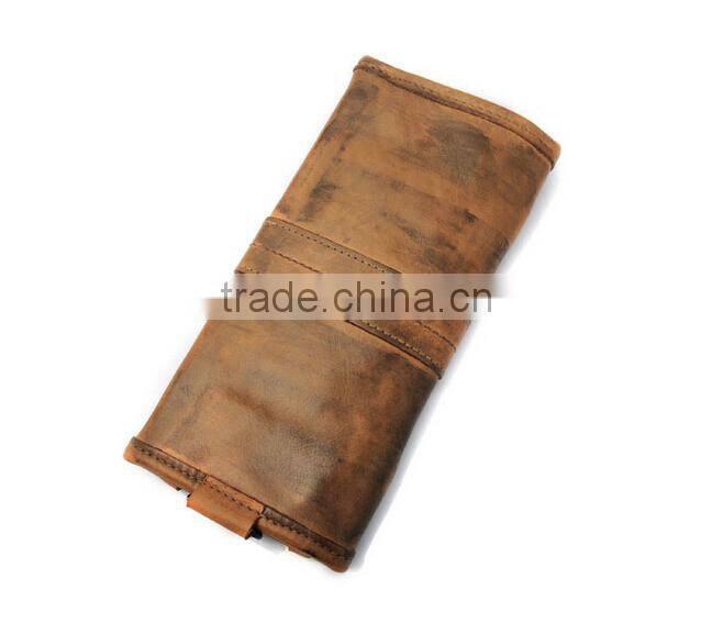 vintage men's business wallets high grade pure cowhide leather wallet