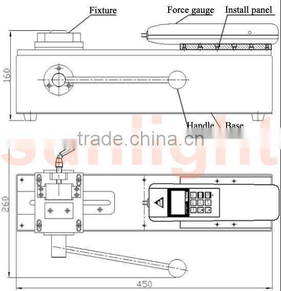 ADL Terminal Pulling Force Test Stand 500N