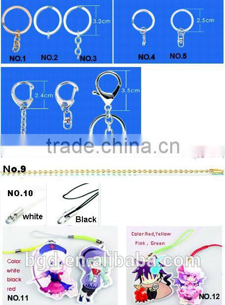 Professional custom acrylic keychain