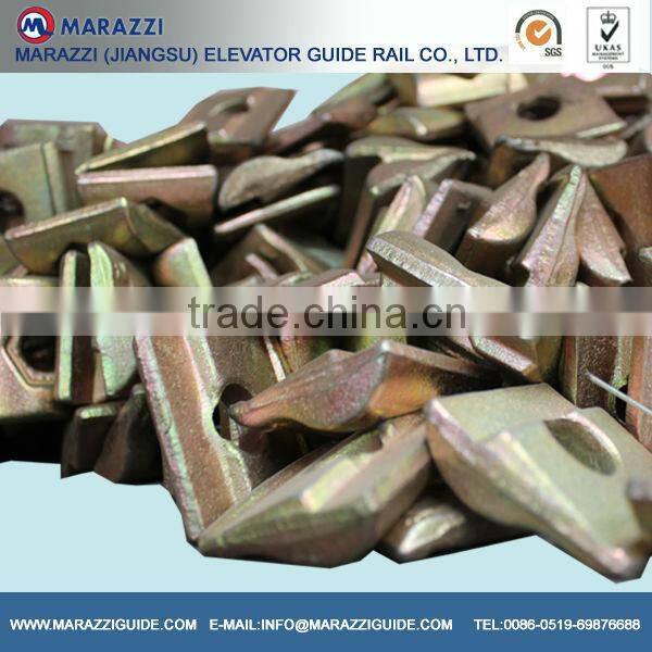 Metal Elevator Guide Rail Clips Elevator Parts