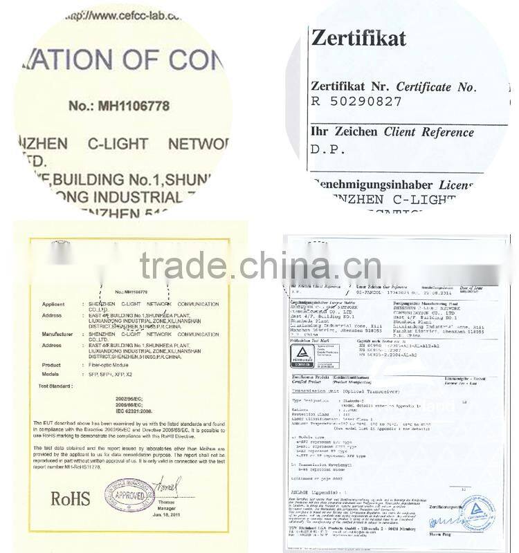 SFP+ 10G SR Pluggable Optical Modules 850nm 300m MMF Compatible Cisco