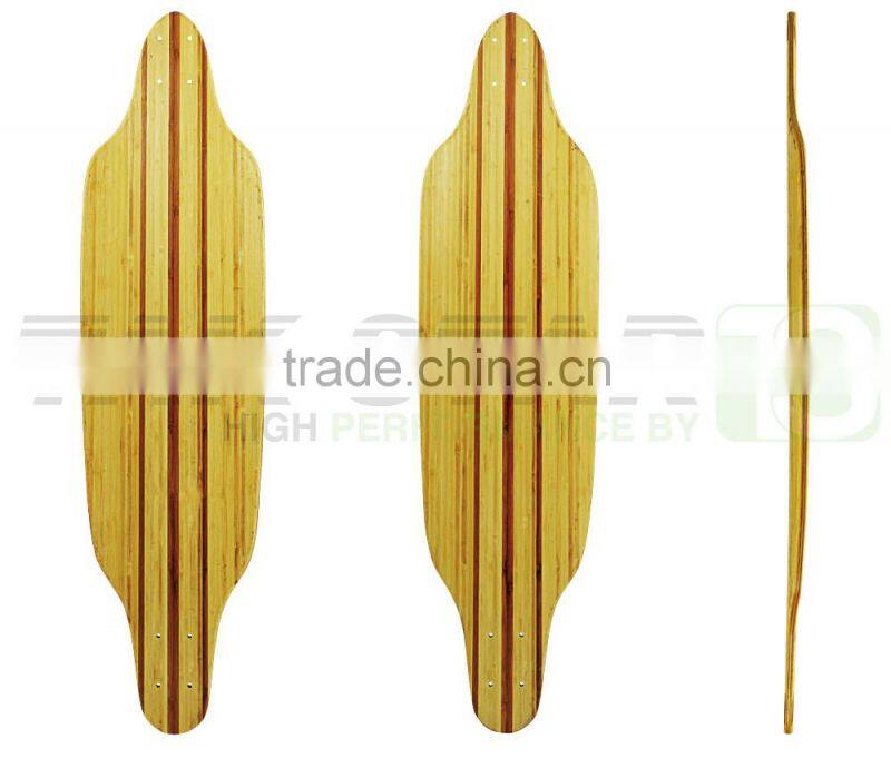 wholesale blank drop down maple longboard decks twin tip with kicktail longboard decks