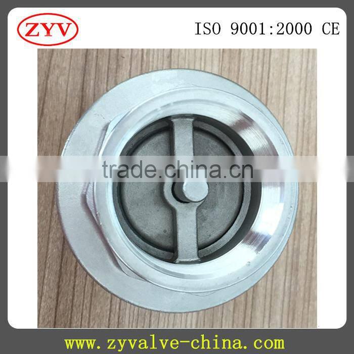 2PC spring Vertical 800WOG stainless steel miniature check valve