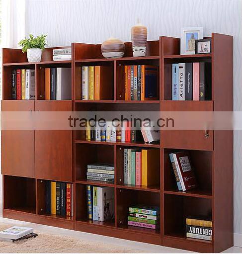 particle board wooden library bookshelf ,bookcase