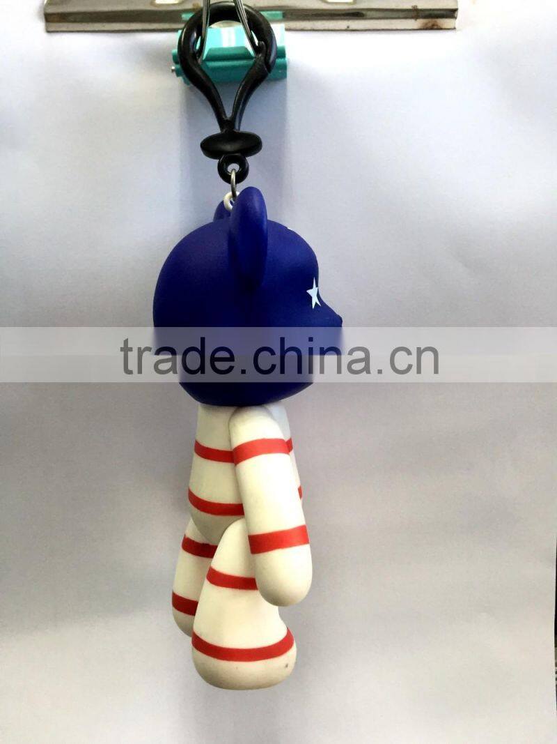 Gloomy Bear Toy, Custom Cartoon Bear Key Chain, Medium Size Bag Decoration Vinyl Toy