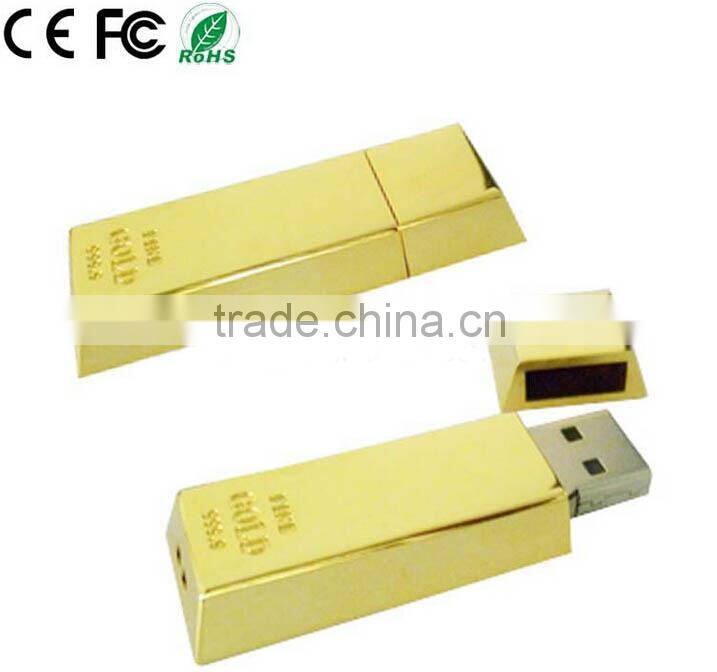 elegant rectangle chocolate shape metal usb flash disk from 64MB-258GB
