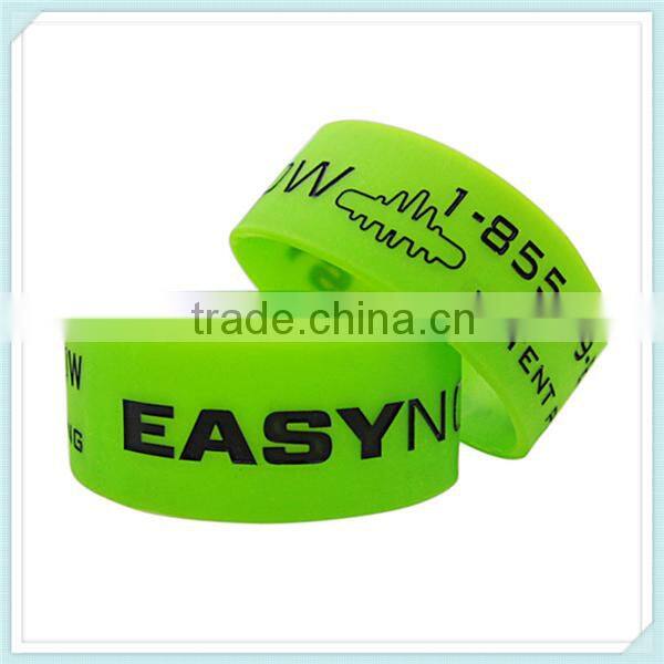 event rainbow silicone wristband custom wristband cheap