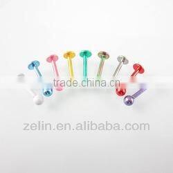 custom fashion 2014 titanium lip labret rings body piercing jewelry