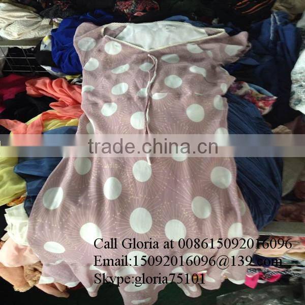 Second hand branded clothing t-shirt stock lots in jinan