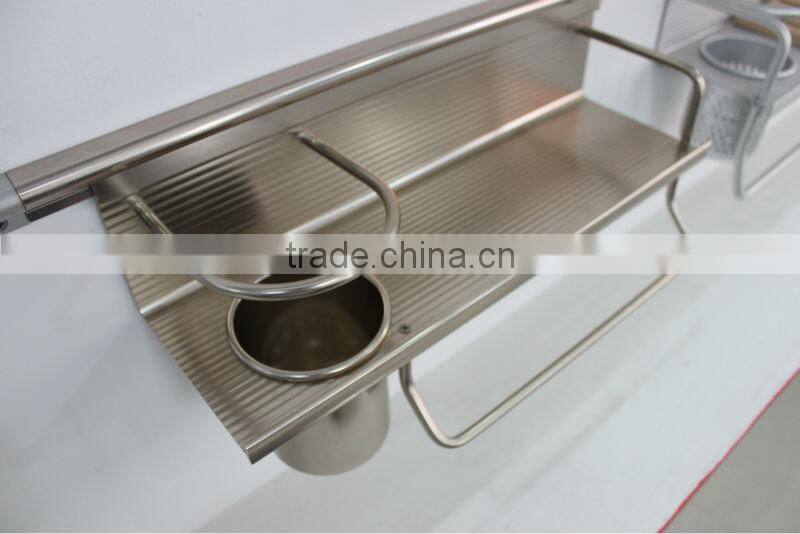 Champange kitchen hanging cabinet spice racks