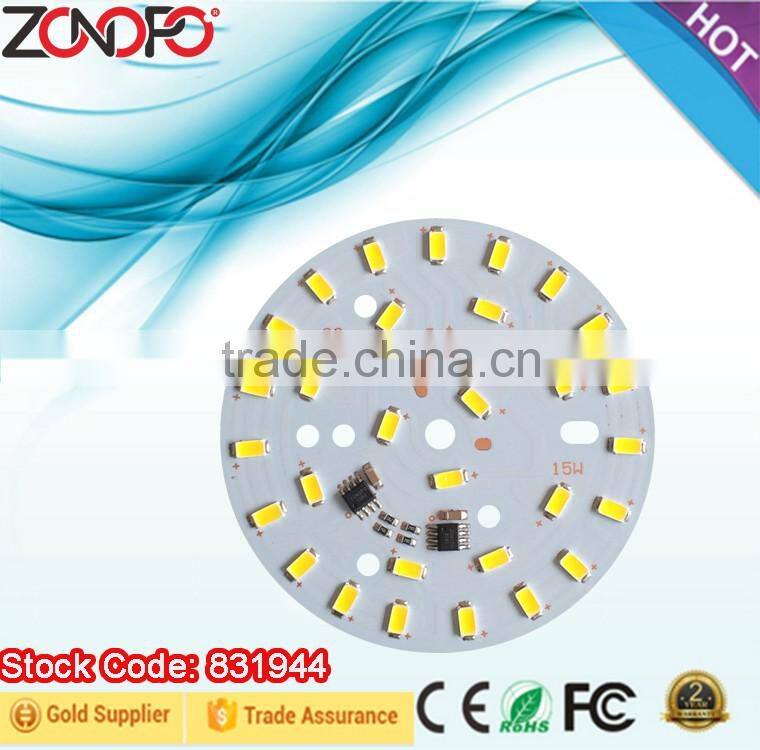 15w 3w 5w 7w 10w 12w110v 220v high voltage constant current integrated LED board led bulb ceiling light triac ac led