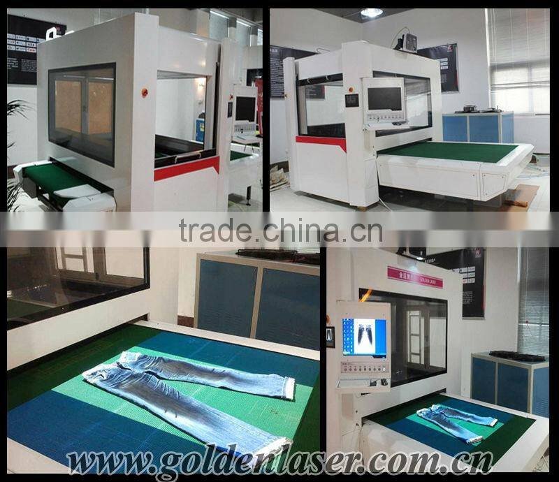 Germany Galvo Head Denim Jeans Laser Engraving Machine