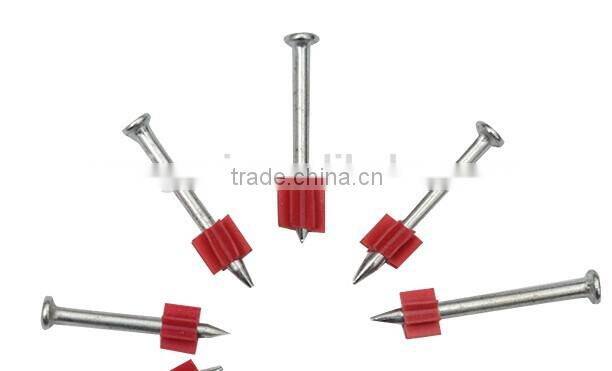 top hat DNJ Drive Pins with plastic/concrete steel shooting nails drive pin