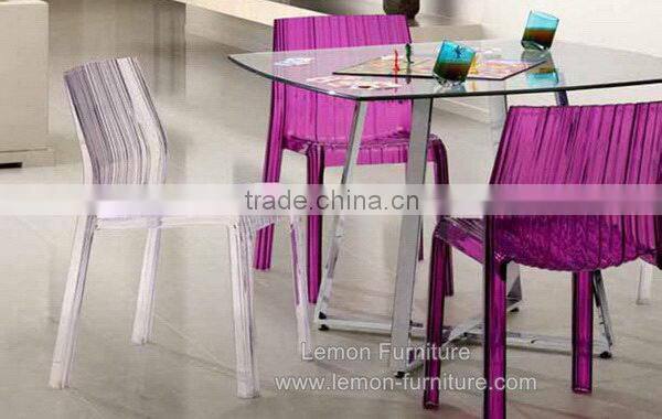Modern hot-sale garden plastic chairs dubai