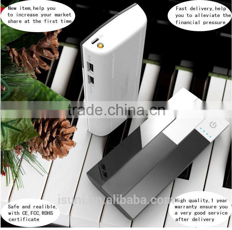 new item high quality external battery charger power bank 10000mah power banks