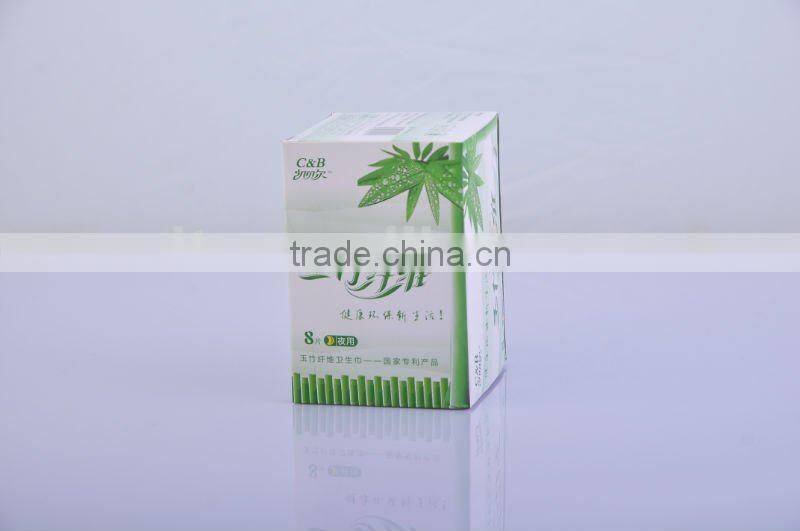 High Absorption With Bamboo Charcoal Factor Sanitary Napkin