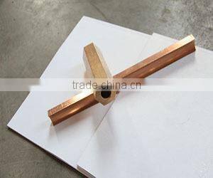 smooth surface C21000 hexagonal type brass copper tube