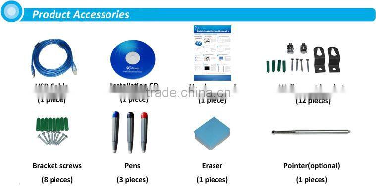 Made in China digital whiteboard with smart projector