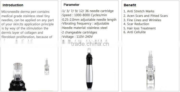 2016 Flagship! factory directly sale derma pen vibrating