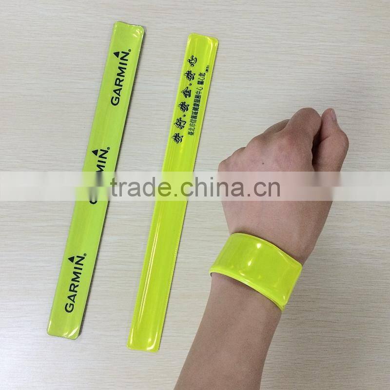 promotional reflective watch slap bracelet for sale