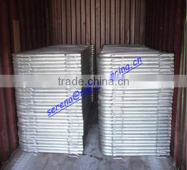 hot galvanized portable crowd control fence (China Factory)