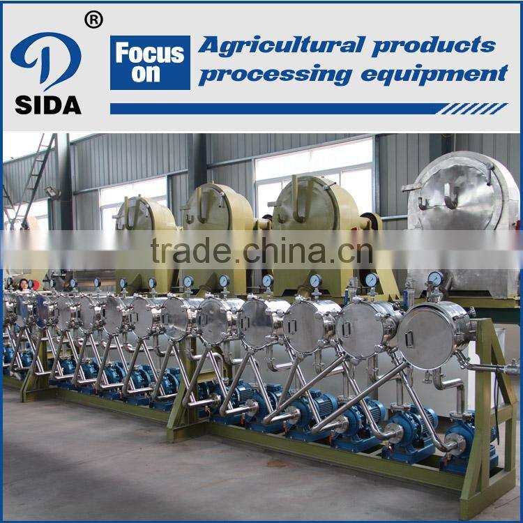 Food grade output 5t/h corn starch make stainless steel pot plant | potato starch processing machinery