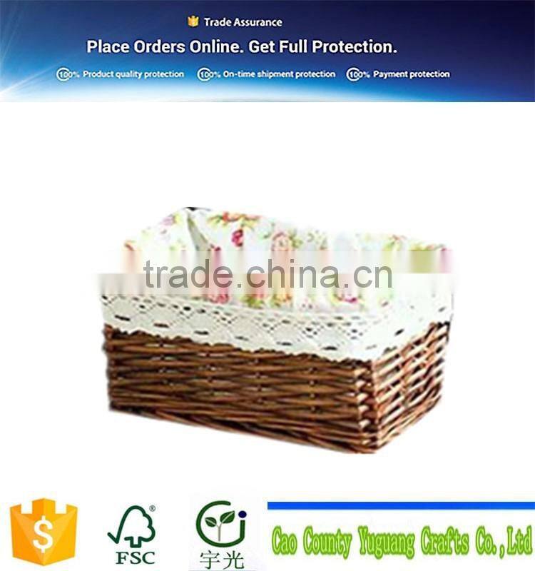 cheap wicker rattan laundry basket vegetable basket fruit basket