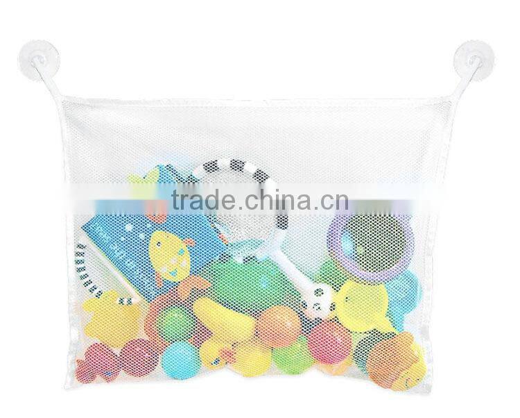 Bath Toy Organizer for Baby Boys and Girls with 2 Strong Suction Cups