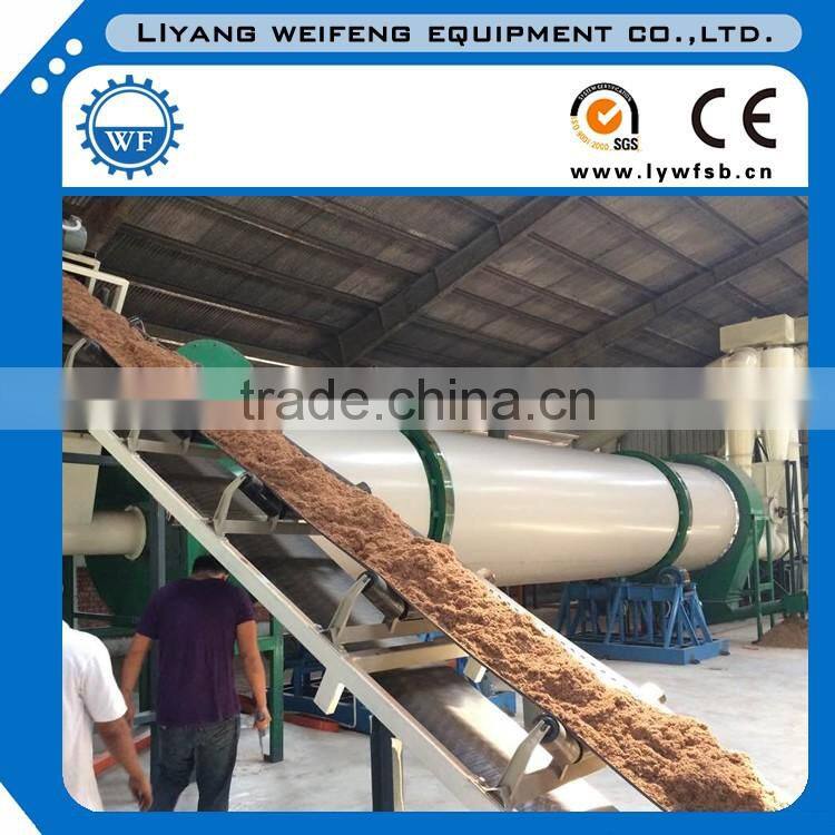 Efficient complete wood pellet production line, 1T/H to 4T/H wood pellet line