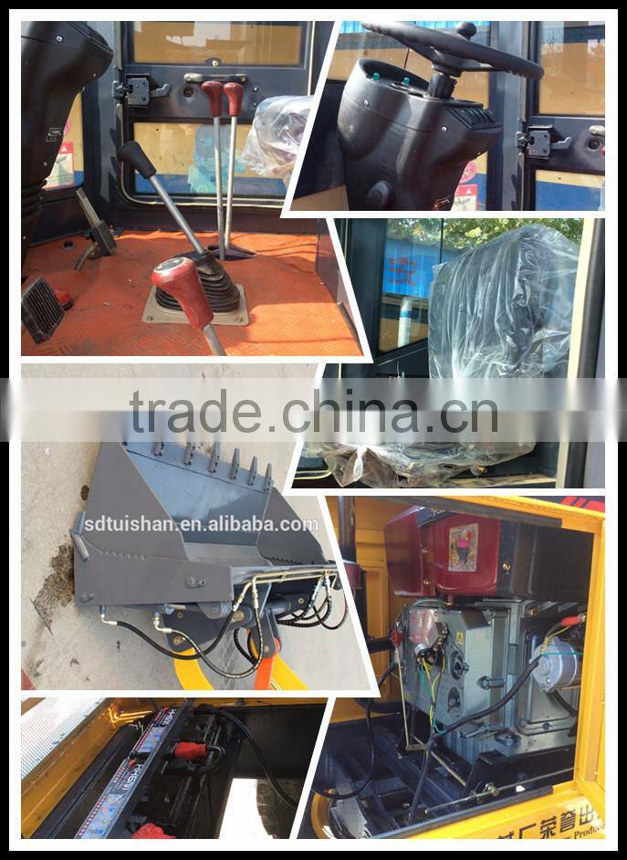 20kw engine mini wheel loader with CE Chinese